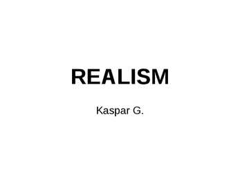 Realismi iseloomustus