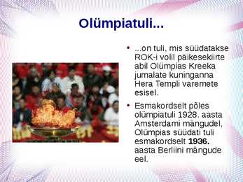 Olümpiamängud #10