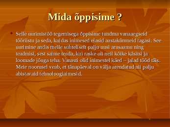 Tööd ja tööriistad #14