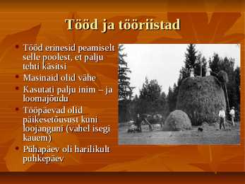 Tööd ja tööriistad #3