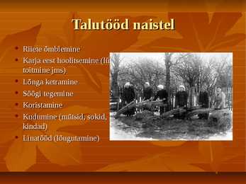 Tööd ja tööriistad #8