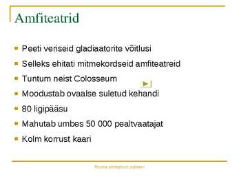 Rooma arhitektuuri süsteem #8