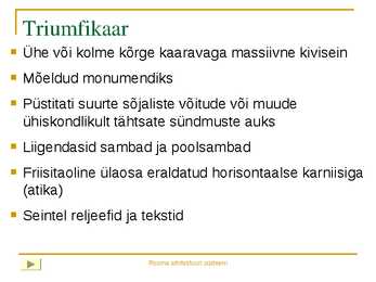Rooma arhitektuuri süsteem #10