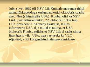 Kuuba raketikriis #3