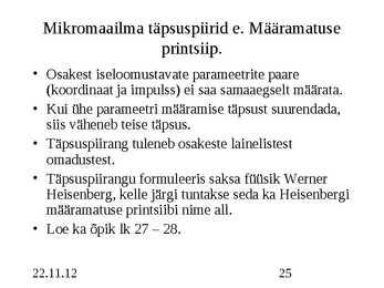Aatomi- ja tuumafüüsika #25