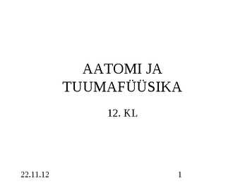 Aatomi- ja tuumafüüsika