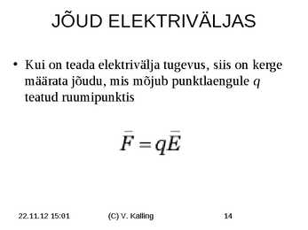 Elekter ja magnetism #14