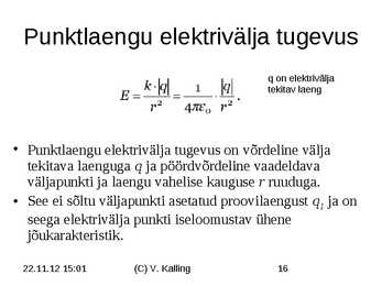 Elekter ja magnetism #16