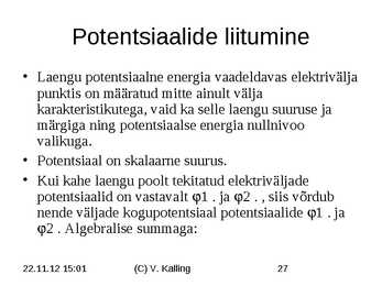 Elekter ja magnetism #27