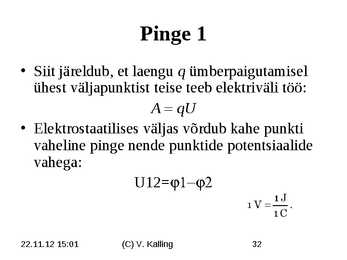 Elekter ja magnetism #32