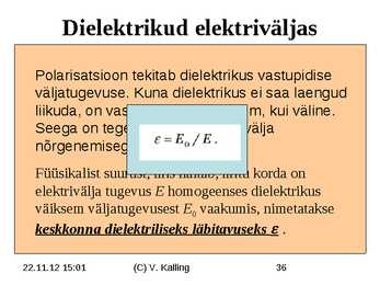 Elekter ja magnetism #36