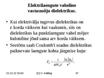 Elekter ja magnetism #37