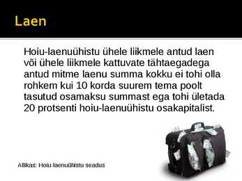 Kas Eesti turul on ruumi laenu-hoiuühistutele #11