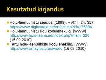 Kas Eesti turul on ruumi laenu-hoiuühistutele #15