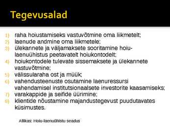 Kas Eesti turul on ruumi laenu-hoiuühistutele #4