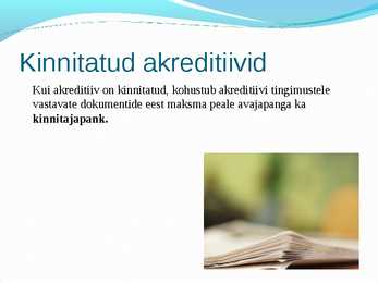 Miks tekib ettevõttel vajadus kasutada akreditiivi #11