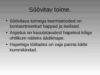 Ohutusnõuded kemikaalide kasutamisel #4