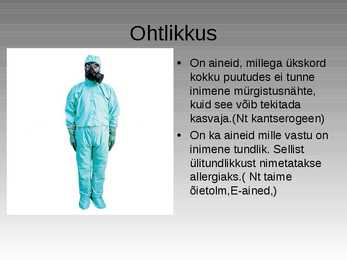 Ohutusnõuded kemikaalide kasutamisel #7