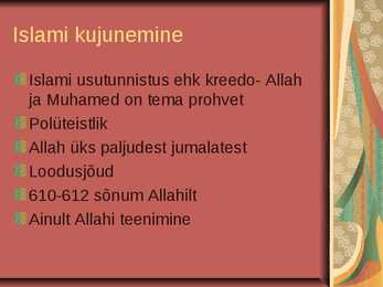 Araabia ja Islam #3