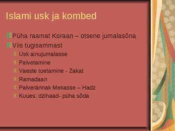 Araabia ja Islam #4