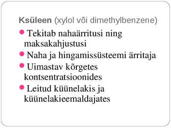 Kemikaalid kosmeetikas #12