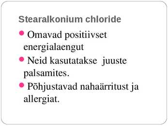 Kemikaalid kosmeetikas #17