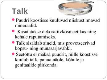 Kemikaalid kosmeetikas #18