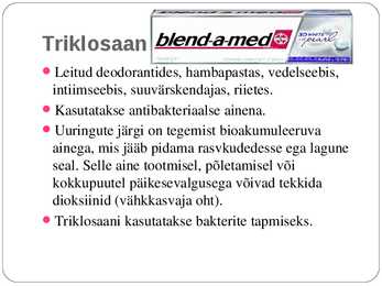Kemikaalid kosmeetikas #20