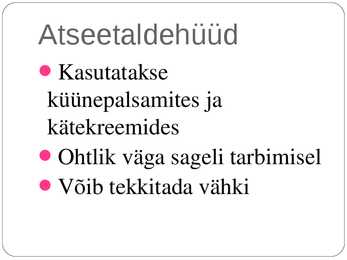 Kemikaalid kosmeetikas #3