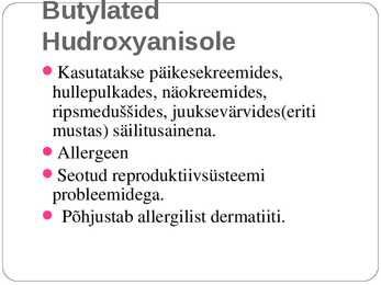 Kemikaalid kosmeetikas #7
