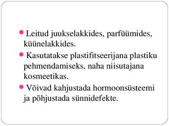 Kemikaalid kosmeetikas #10