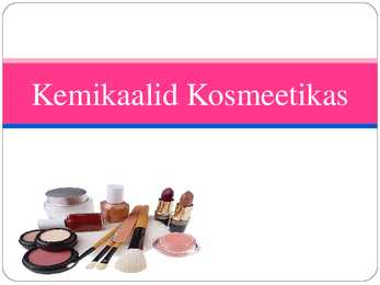 Kemikaalid kosmeetikas
