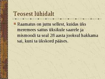 Daniel Defoe - Robinson Crusoe seiklused #3