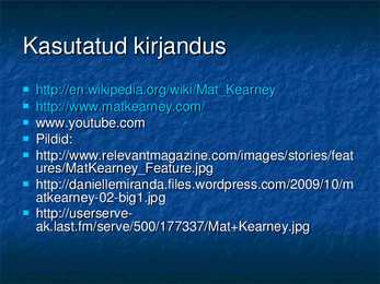 Mat Kearney #9