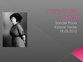 Marie under