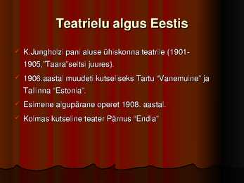 Teater eestis #2
