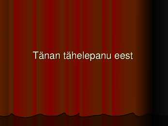 Teater eestis #6