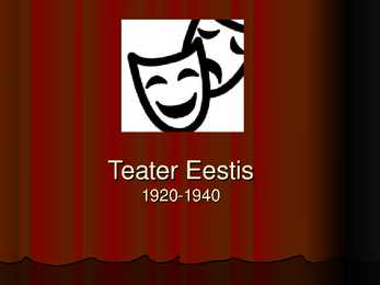 Teater eestis