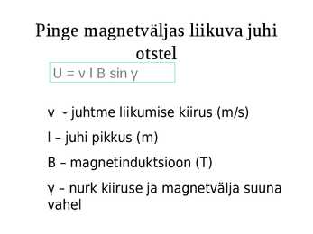 Elektromagnetiline induktsioon #12