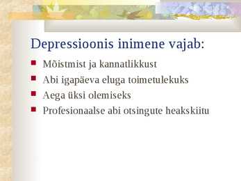 Kliiniline depressioon #11