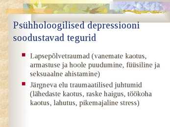 Kliiniline depressioon #6
