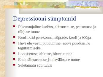 Kliiniline depressioon #8