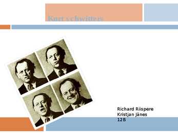 Kurt Schwitters