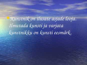 Esitlus sürrealismist #2