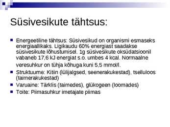 Süsivesikud #18