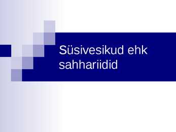 Süsivesikud