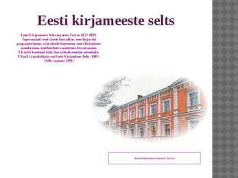 Eesti Ärkamisaeg #9