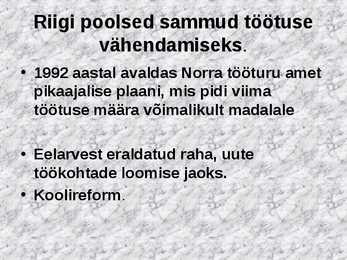 Norra majanduse areng aastatel 1991-2004 #19