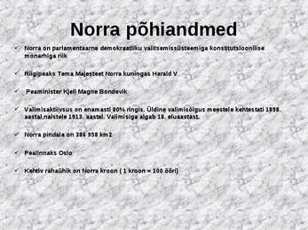 Norra majanduse areng aastatel 1991-2004 #3