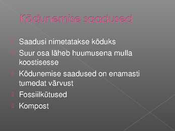 Kõdunemine kui eksotermiline protsess #6